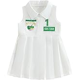Toddler Baby Girl Golf Dress 2nd/First Birthday Outfit Hole in One Sleeveless Polo Dress Summer Masters Golf Clothes