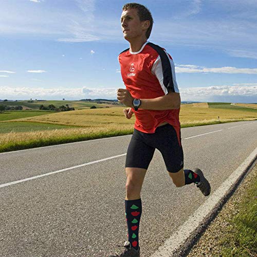 image for HLTPRO Compression Socks (20-30 mmHg) for Women and Men - 1 to 3 Packs