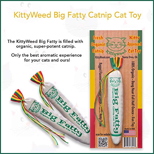KittyWeed’s Big Fatty Catnip Cat Toy One of the Most Potent Catnip Toys on the Market