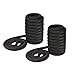 Norestar Set of Two Marine Double Braided Nylon Dock Lines for Boat, Black