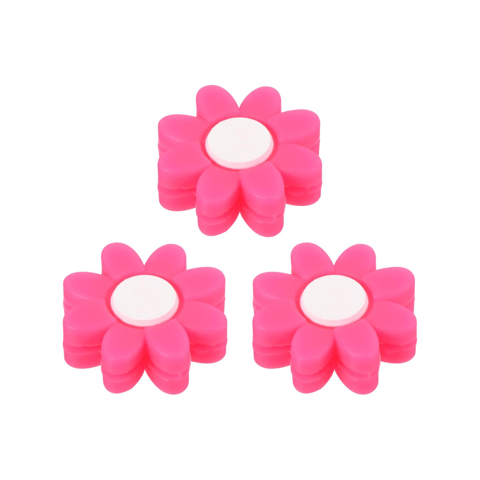PATIKIL Tennis Racket Dampeners, 3 Pcs Soft Silicone Tennis Racquet Vibration Dampeners for Tennis Gift, Pink