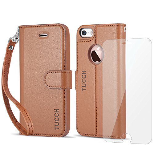 Iphone 5s Se Case Tucch Leather Wallet Case Premium Desertcart