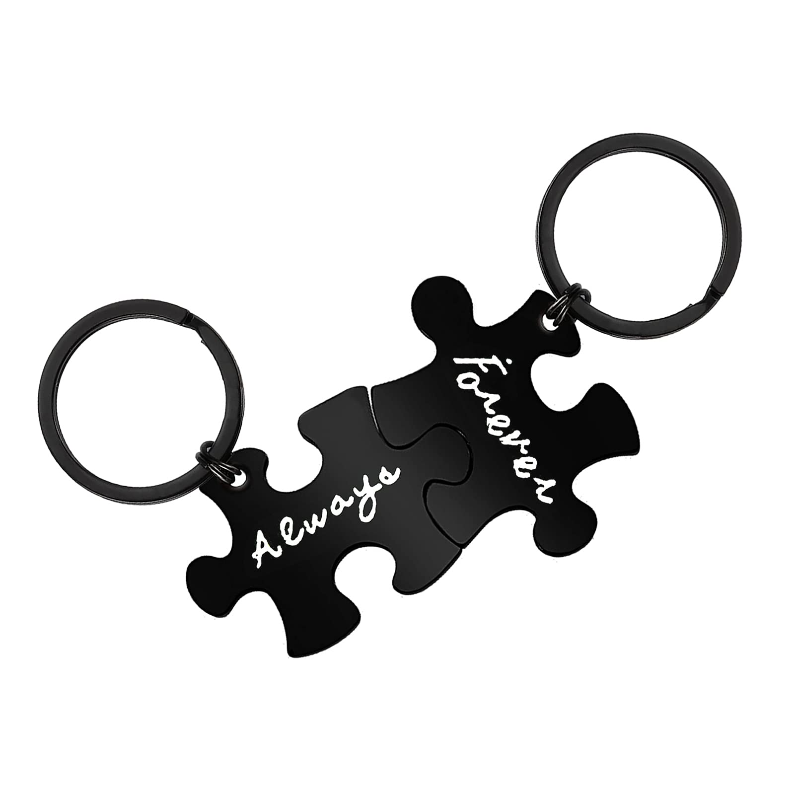 Ximalun Anniversary Keyring Gifts for Boyfriend Girlfriend Christmas Birthday Gifts Valentines Day Gifts for Couple Wedding Gifts Couple Matching Keyring Gifts for Him and Her