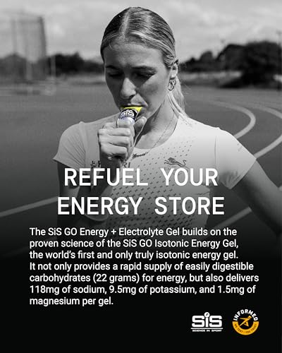 Science in Sport Go Isotonic Energy Gel with Electrolyte, Gels for Running/Cycling, Rasberry, 60 ml (30 Pack)