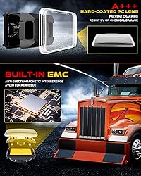 COWONE DOT Approved 60W 4x6 LED Headlights