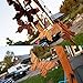 HANGHANG Butterfly Wind Chime Unique Outdoor with 4 Aluminum Tubes Soothing Melody Wind Chimes for Outdoor