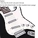 RuiyiF Kids Guitars for Boys Girls Beginners Childs Children 26Inch - Black + White