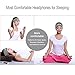 eBerry [Ultra Thin Sleep Headphones + Storage Pouch] Sleeping Headphones Sleep Headset Headband with Earphones Yoga Workout Headsets for MP3 MP4 Smartphones (Gray) + eBerry Carrying Pouch