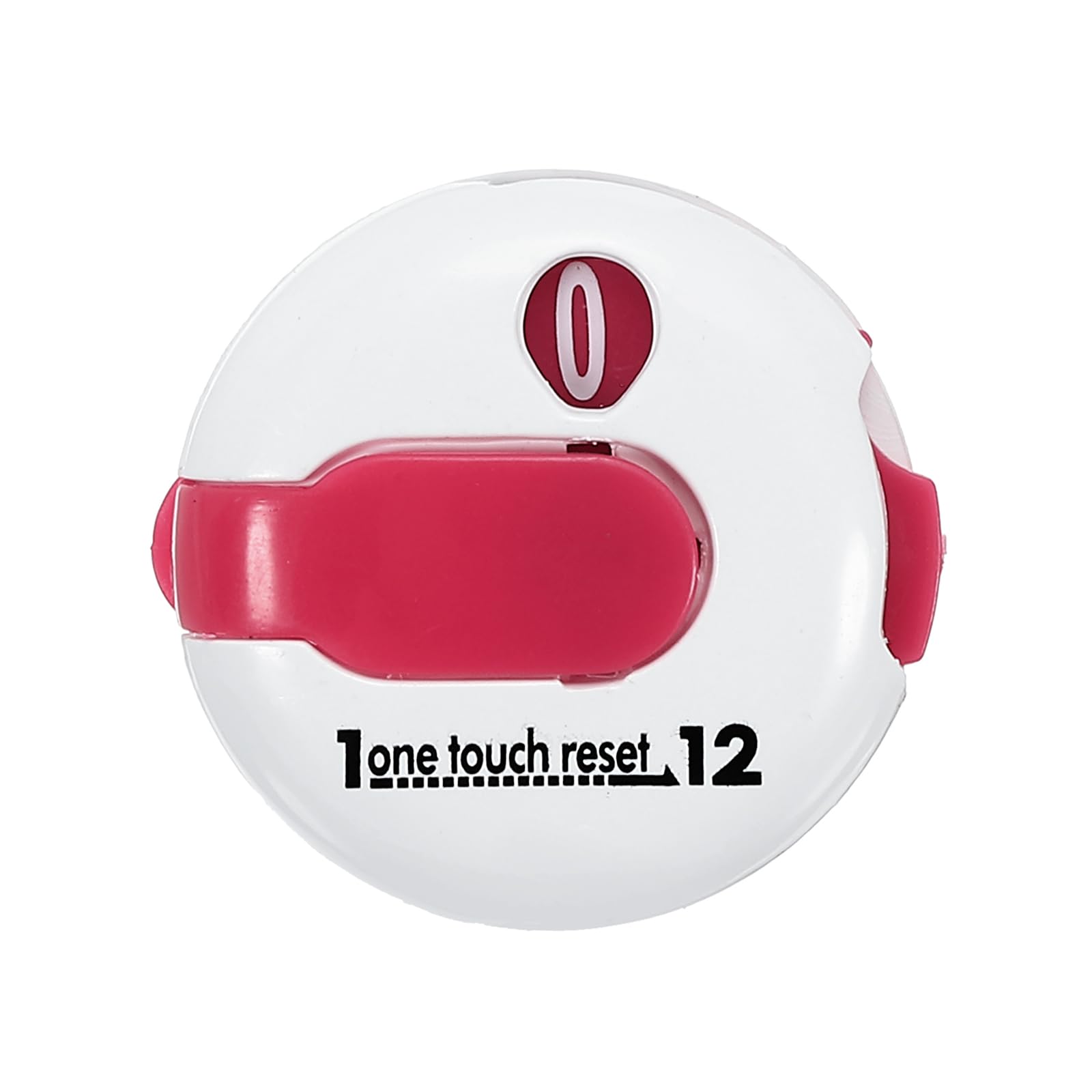 PATIKIL Golf Score Counter, Mini Golf Shot Stroke Attachment Counter Clicker Clip for Golfers Glove Bag Hat, Pink White