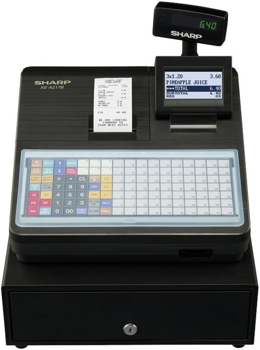 Sharp Caja registradora electrónica XE-A217B - negra: Amazon.es: Informática