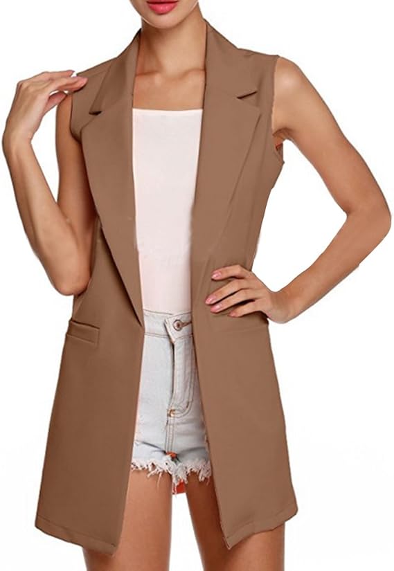 2017 New Women Spring Wool Blend Vest Waistcoat Ladies Winter Long