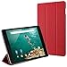 Google Nexus 9 Smart Cover - VENA [vCover] Slim Leather Auto Sleep/Wake Hard Shell Case for Google Nexus 9 Tablet (Red)