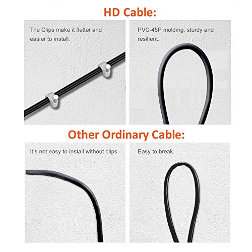 Anlink 4Pack 4K 8MP 5MP 4MP 1080P 100Ft 30 Meters Pre-Made All-in-One BNC Cables for Security Camera System and CCTV Bullet Cameras or Dome Cameras