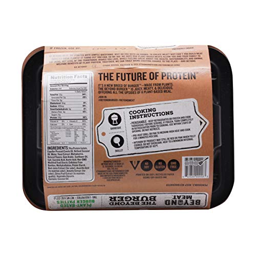 Beyond Meat Plantbased Burger Patties, 8 oz (8 Pack, 16 Patties Total