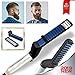 Cutie Academy Ionic Beard Straightening Comb - Detangling & Volumizing & Styling Beard Straightening Brush for Men - Portable Heating Beard Straightener with Anti-Scald Feature