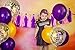 2023 Graduation Decorations Gold and Purple Balloons Gold Confetti Balloons 36 Pack for Birthday Bridal Shower Party Mardi Gras Party Classo of 2023 Decors