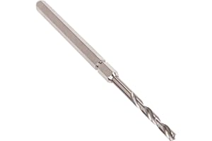 Spyder ½-inch Hex10 HSS Hole Saw Pilot Bit, ¼-inch x 7-⅛-inch, Compatible with Rapid Core Eject, for Wood and Metal