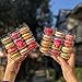 12 Macarons Set - French Cookies Mix - Macaroons Made in USA by French Chefs - 12 Flavors Assortment