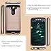 LG V10 Case,eTzone for LG V10 Heavy Duty Tough Rugged Dual Layer,Shock Absorption Armor Holster Defender Hybrid Protective TPU Case Cover+PC Case (V10 Gold)