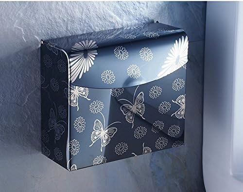 Stainless steel bathroom toilet tissue box/Toilet tissue paper holder/Toilet paper box/Free perforated roll holder-N