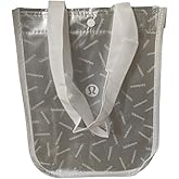Lululemon Small Reusable Tote Carryall Gym Bag (White/Silver)