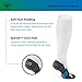 Wanderlust Travel Compression Socks - Support Stockings (White, Large-X-Large)