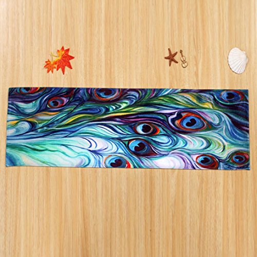 WM & MW Area Rug, 3D Print Rectangle Floor Mats Shaggy Carpet for Dining Room Bedroom Home Decor - Thumbnail 2