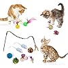 21-Pcs-Cat-Toys-for-Indoor-Cats-Collapsible-Cat-Tunnel-Interactive-Feather-Teaser-Wand-Ball-Toy-for-Kitten-Cats 21 Pcs Cat Toys for Indoor Cats Collapsible Cat Tunnel Interactive Feather Teaser Wand Ball Toy for Kitten Cats