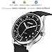 Letscom Smart Watch - Analog Quartz Watch and Activity Smartwatch 2-in-1 Unit, Fitness Tracker Watch with Pedometer, Sleep Monitor, Call/Message Vibration, PU Leather /Textured Nylon Band in One Pack