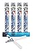 Cyclones Blueberry Flavored Pre Rolled Cones Clear (4 Packs) with Rolling Paper Depot Kewl Tube
