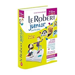 Dictionnaire Le Robert junior Poche Plus – 7/11 ans – CE-CM-6e