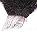 Nicewig 100% Raw Remy Virgin Mongolian 4b 4c Afro Kinky Curly Human Hair Lace Closure with baby hair 4