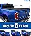 Tyger Auto T1 Soft Roll Up Truck Bed Tonneau Cover Compatible with 2015-2018 Chevy Colorado / GMC Canyon | Fleetside 5'2