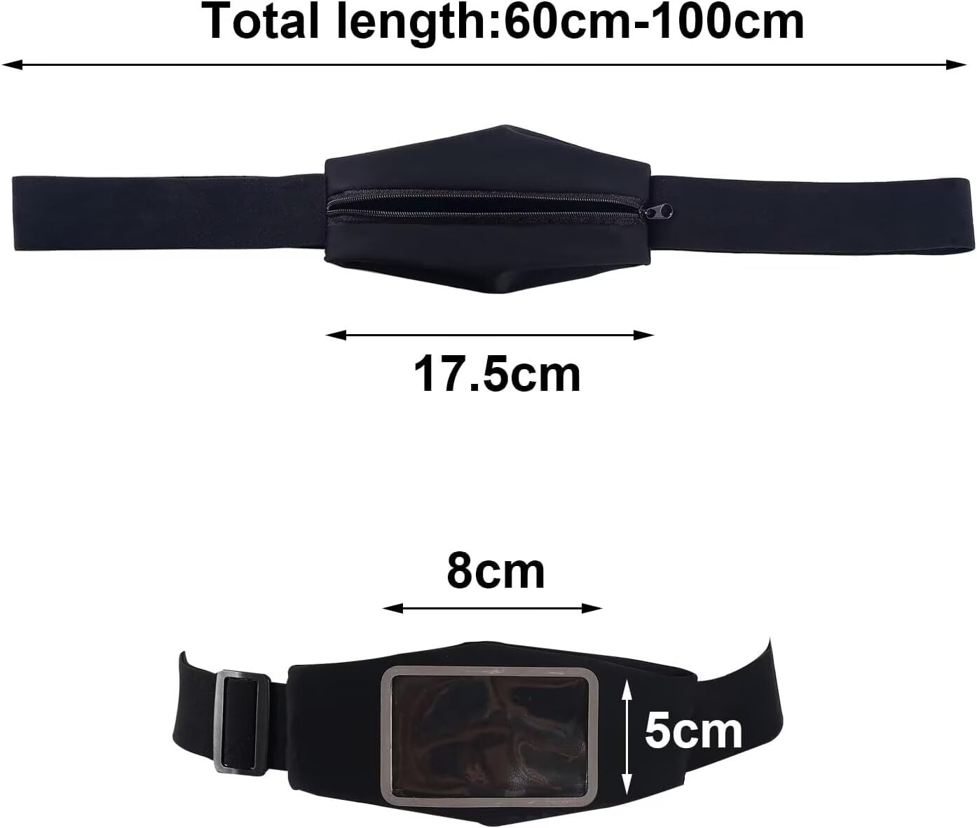 Insulin Pump Belt, No-Bounce Insulin Pump Holder Compatible with Tandem t:Slim/t:Slim X2, Medical Expandable Waist Pouch, Adjustable Diabetic Band Accessories, Diabetic Supplies