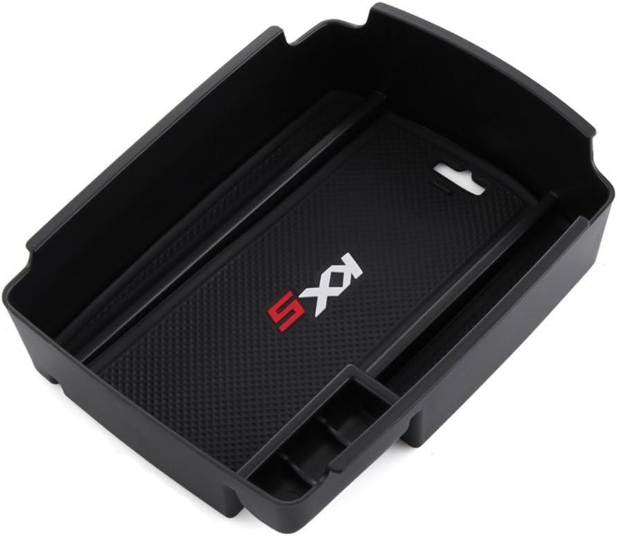 iPerfect Car Armrest Secondary Storage Box Glove Pallet Center Console Tray For Kia Sportage 2017
