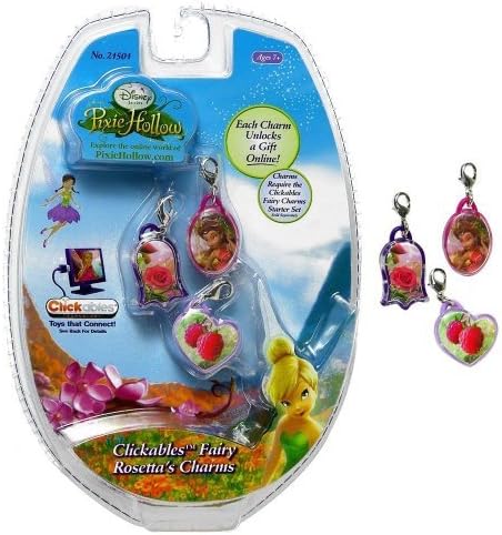 Disney Fairies - Pixie Hollow - Clickables Fairy - Rosetta39;s Charms