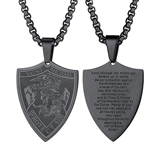 U7 Jewelry Men Women Ion Plating Black Vintage