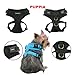 Authentic Puppia RiteFit Harness with Adjustable Neck, Black, Large