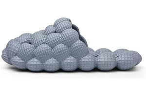 Cheval Unisex Bubble Slides for Kids, Massage Golf Ball Shoes Slides, Funny Lychee Bubble Slippers for Spa, Bedroom, Gym, Shower, Beach,Bath