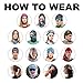 TEFITI Neck Gaiter Face Scarf & Shield UV Fishing Bandana Scarf Covering for Dust & Sun Protection (HR040575)