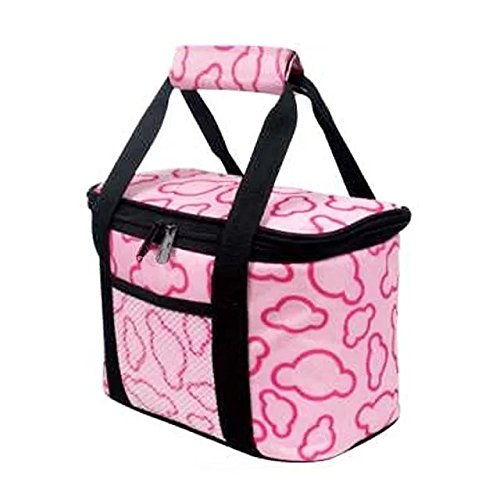 BeGrit 6 Can Soft Cooler Lunch Box Tote Bag with Water-Proof Lining for Camping Outdoor Picnics