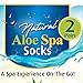 *Cloudz - (2 Pairs!) Dreamy Pink Soft Plush Natural Aloe Vera Spa Socks - (Assorted Solid & Patterned)