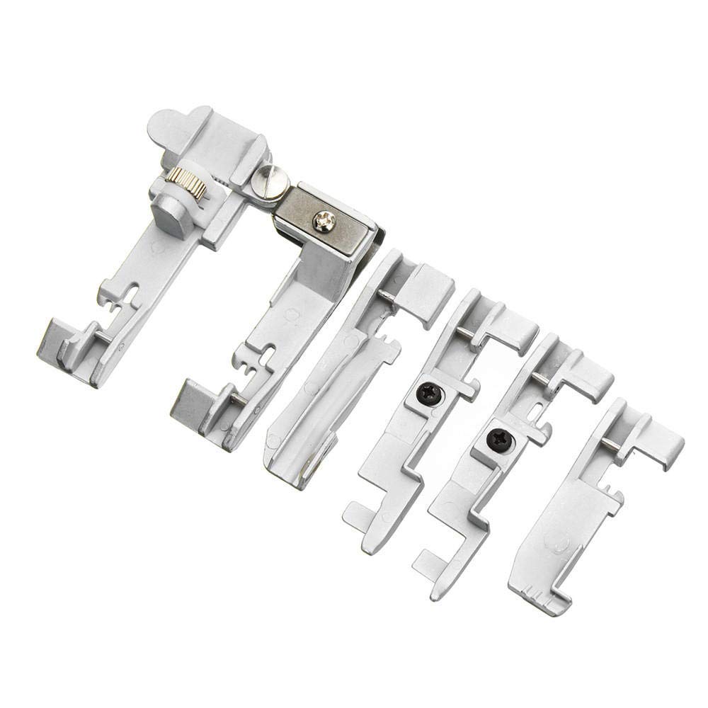 La Canilla ® - Set of 6 Presser Foot for Singer Overlock Sewing Machine 14SH644, 14SH654, 14SH754 and More Models