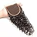 Unice Hair 4x4 Free Part Lace Closure Brazilian Curly Virgin Human Hair Lace Closure Natural Black  (20)