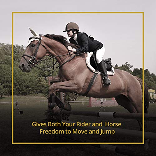 Kavallerie 3D Air-Mesh Half Pad, Black, for Impact Protection & Therapeutic Gel Padding for Maximum Support and Stability, Best for Horses Under Saddle, Dressage, Jumping & Training