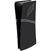 XBERSTAR PS5 Pro Console Face Plate Cover for PS5 Pro Digital Edition (Black)