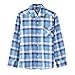 Bienzoe Boy's Warm Flannel Button Down Long Sleeve Plaid Shirt