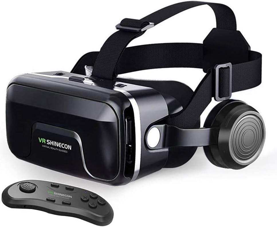 New Upgrade VR Headset With Headphones Virtual Reality 3D VR Glasses