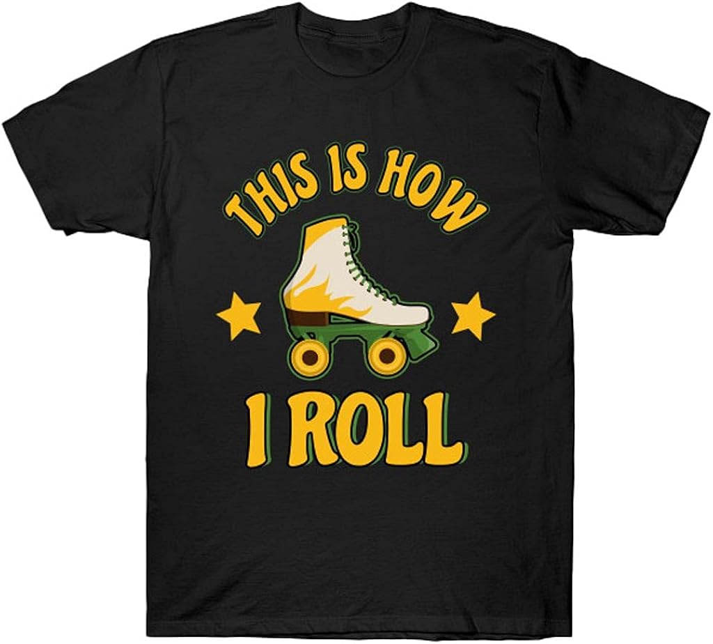 Amazon.com: This is How I Roll T Shirt Design Black: Clothing