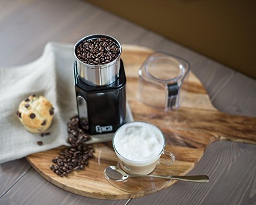 Epica Electric Coffee Grinder & Spice Grinder -Stainless Steel Blades and Removable Grinding Cup for Easy Pouring- Strongest Motor on the Market For Fastest and Most Efficient Grinding ...